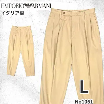 EMPORIO ARMANI 이탈리아제 턱 팬츠 슬랙스 L 48