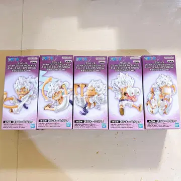 원피스 피규어 월드 컬렉션 루피 니카 기어5 전 5종 세트 메탈릭