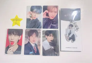 txt 태현 트레이딩 카드 아크릴 키링