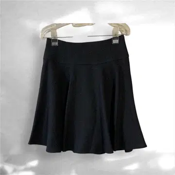 미사용 새상품 M.deux 플레어 트위드 미니 스커트 라메 블랙