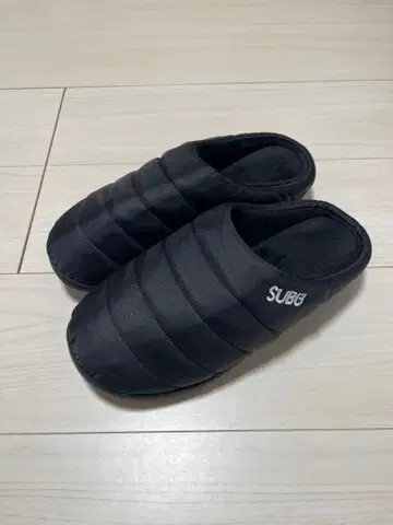 SUBU 블랙 슬리퍼 M
