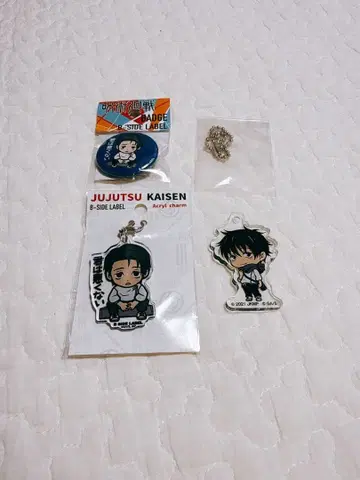 B SIDE LABEL 아크릴 참 캔뱃지 주술회전 오토코츠