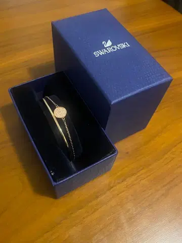 SWAROVSKI Sublima 뱅글 화이트 로즈 골드 박스 포함