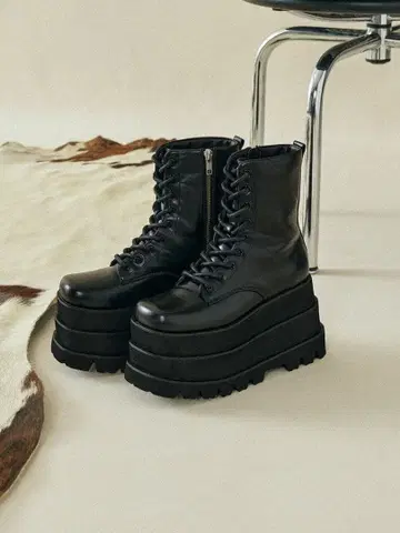 darich 다리치 트리플 밑창 엔지니어 부츠 BLK L