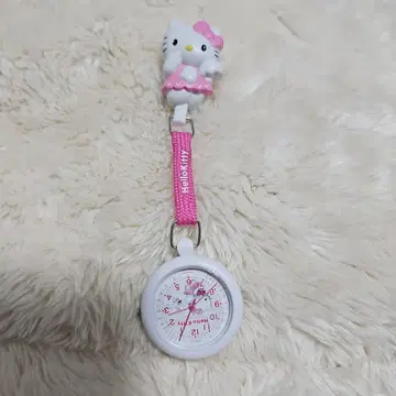 키티 회중시계 간호사 시계 헬로키티 스트랩형 시계 산리오