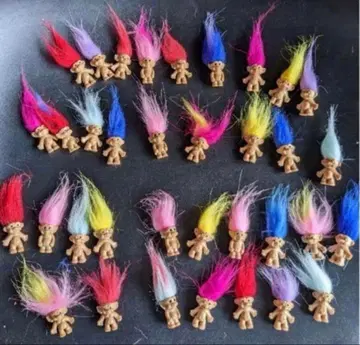 트롤 인형 10개 미니 요정 미국 피규어