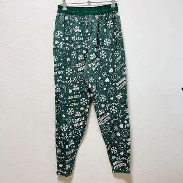 빅토리아시크릿 올 패턴 조거 팬츠 S 그린 면 룸웨어 홈웨어