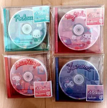 새상품 산리오 CD 케이스풍 메모 세트
