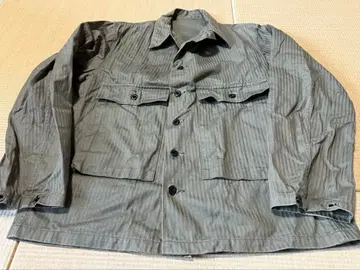 웨어하우스 헤링본 밀리터리 자켓