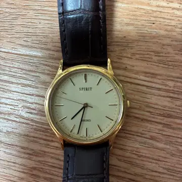 SEIKO SPIRIT 손목시계 골드