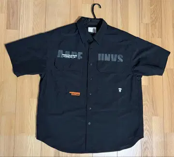 AAPE 워크 셔츠 블랙