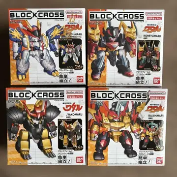 BLOCK CROSS 로봇 모델 키트 4체 세트