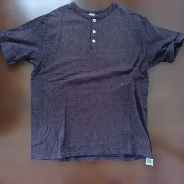 WAREHOUSE 헨리넥 티셔츠 X-LARGE 스미크로 블랙