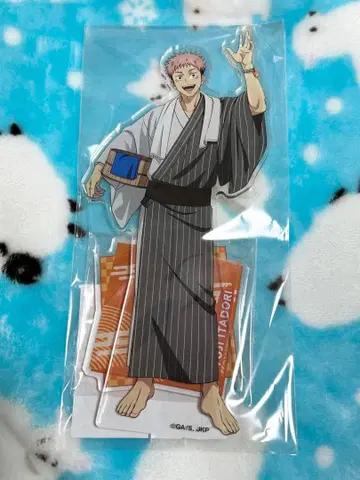 주술회전 극락탕 콜라보 아크릴 스탠드 이타도리 유우지