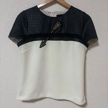 cavalli class 바이컬러 반팔 상의