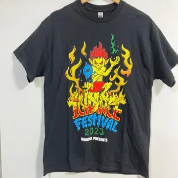 WANIMA 1CHANCE FESTIVAL 2023 티셔츠 굿즈 블랙