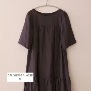 DEUXIEME CLASSE 두지엠 클라세 다크 그레이 원피스 M