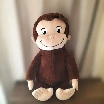 호기심 많은 조지 봉제 인형 전체 길이 약 45cm!