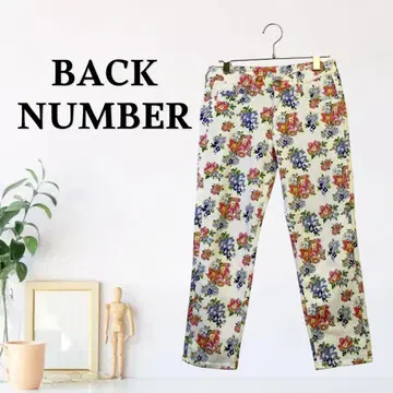 zk151 [ M ] BACK NUMBER 포켓 팬츠 테이퍼드 롱 기장