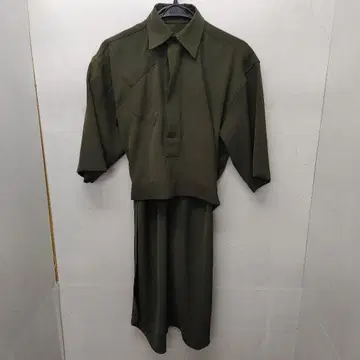 PLAN C 그린 블라우스 사이즈 36