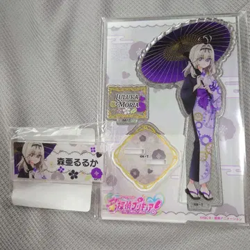 모리 아루루카 명탐정 프리큐어 극락탕 아크릴 스탠드 & 이름표 배지
