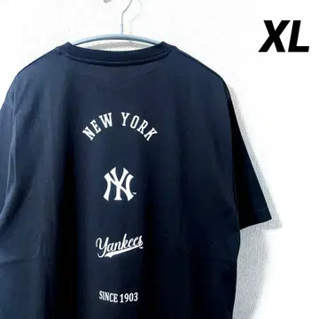 양키스 티셔츠 MLB 트레이닝 의류 XL 블랙