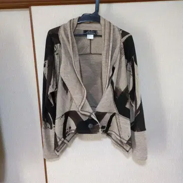 Eiko Kondo 아트풍 긴팔 가디건