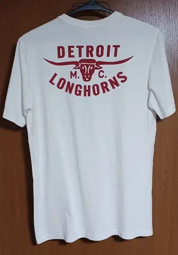 Buco Detroit Longhorns 티셔츠 리얼 맥코이 M