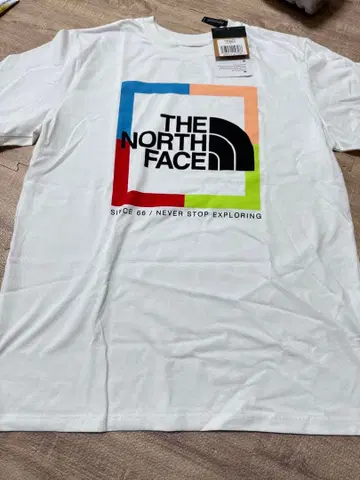 THE NORTH FACE 화이트 T셔츠 M