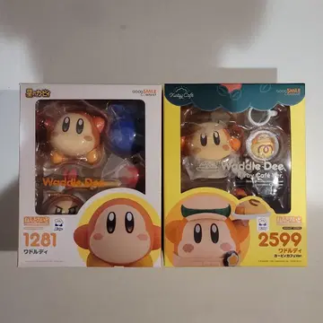 넨도로이드 와돌디 1281 커비 카페 ver. 2599 2종 세트
