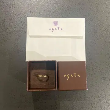 agete 반지 크로스 K10