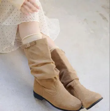 가죽&스웨이드/인솔 루즈 엔지니어 부츠