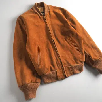 Schott size38 스웨이드 자켓 브라운 새상품급