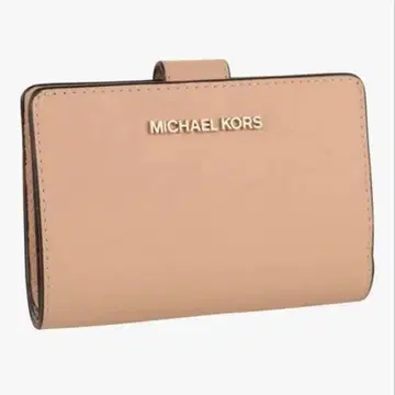 새상품 MICHAEL KORS 접이식 지갑 베이지 JET SET