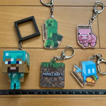 Minecraft 마인크래프트 키체인 키링 세트