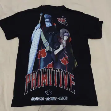 PRIMITIVE NARUTO 아카츠키 T셔츠 S사이즈
