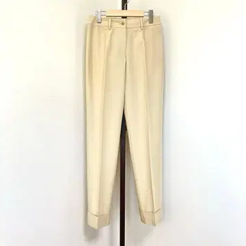 돌체앤가바나 슬랙스 38 실크 혼방 베이지