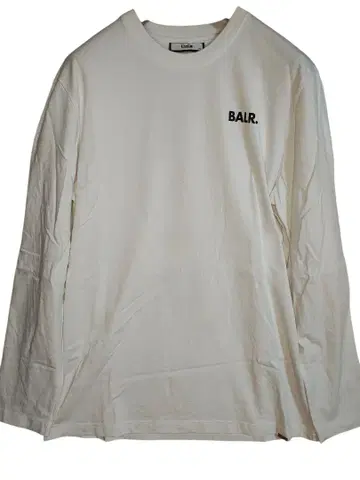 BALR. 보라 롱 슬리브 론T 화이트 XL