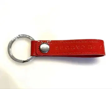 새상품 MARC JACOBS 빨간색 가죽 키링 키링