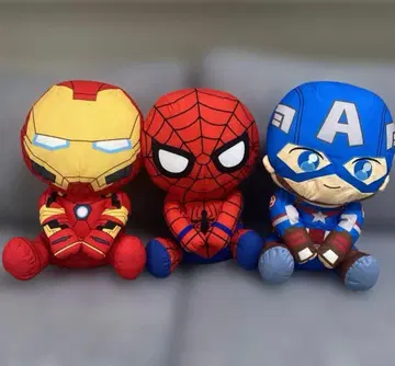 스파이더맨 아이언맨 캡틴아메리카 봉제 인형 약 30cm