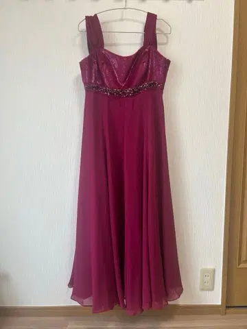 에메 AIMER 빨간색 롱 드레스 13