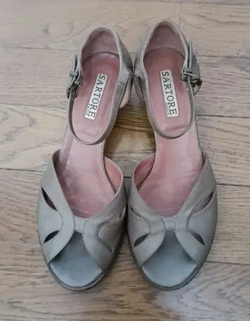 SARTORE 샌들 오픈토 그레이지 35 1/2