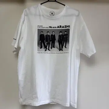 아라시 LIVE TOUR 2026 We are ARASHI 티셔츠