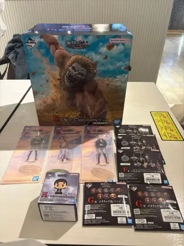 진격의 거인 턱의 거인 MEGAIMPACT 피규어 모음 10점