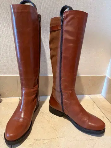 롱 부츠 브라운 37