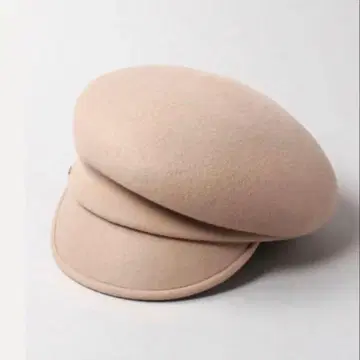 새상품급 CA4LA 헌팅 캡 모자 일본제 베이지 여성용