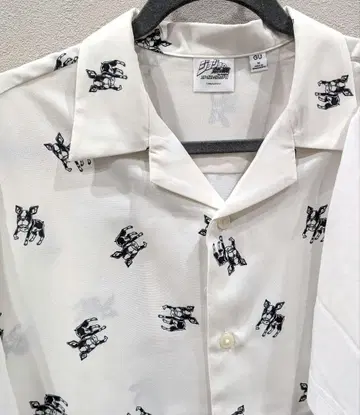 [미사용 새상품] GU x 죠죠 이기 패턴 셔츠 M 택 포함 새상품