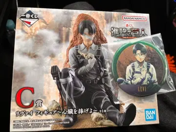 제일복권 진격의 거인 C상 리바이 캔뱃지 세트