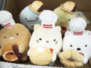 스미코구라시 미스터 도넛 고양이 테노리 봉제 인형
