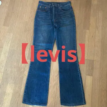 [ levis ] 리바이스 w517 부츠컷 플레어 하이웨스트 다크 네이비